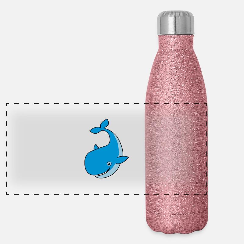 wal_02 Gourde isotherme panoramique pailletée 500 ml