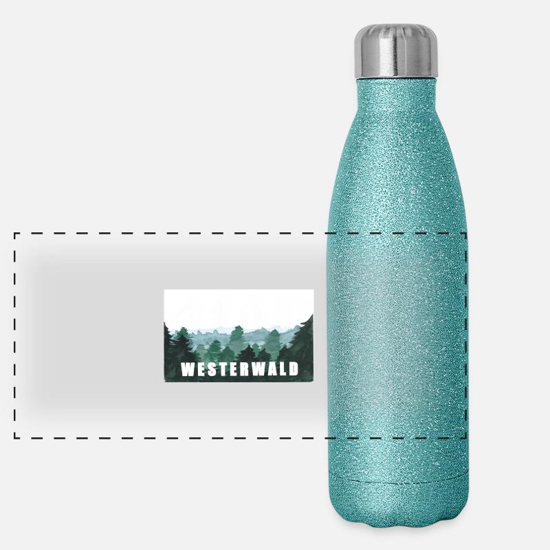Westerwald Gourde isotherme panoramique pailletée 500 ml