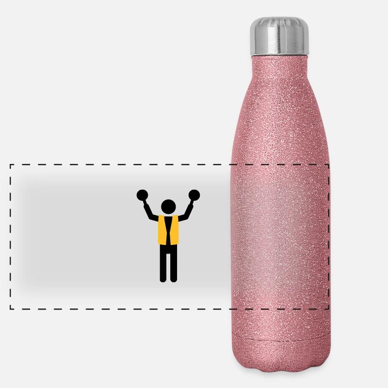 aiguilleur du ciel Gourde isotherme panoramique pailletée 500 ml