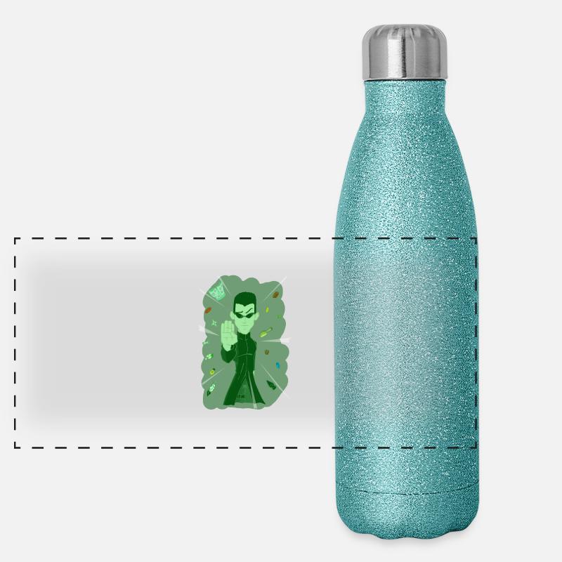STOP Gourde isotherme panoramique pailletée 500 ml