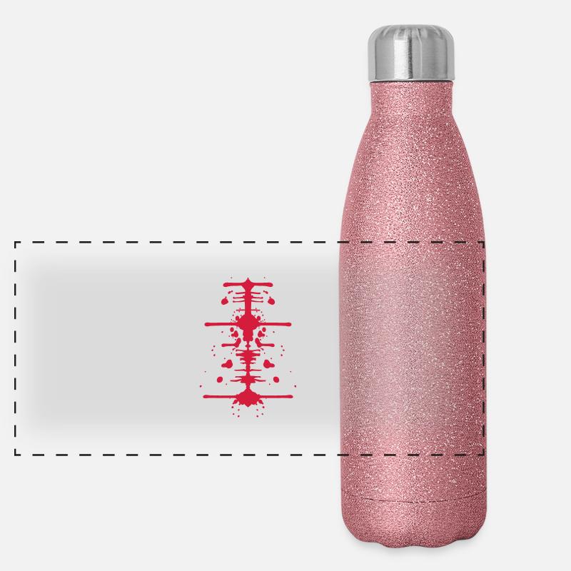 Mirrored blood Panoramic Glitter Thermal Bottle 500 ml