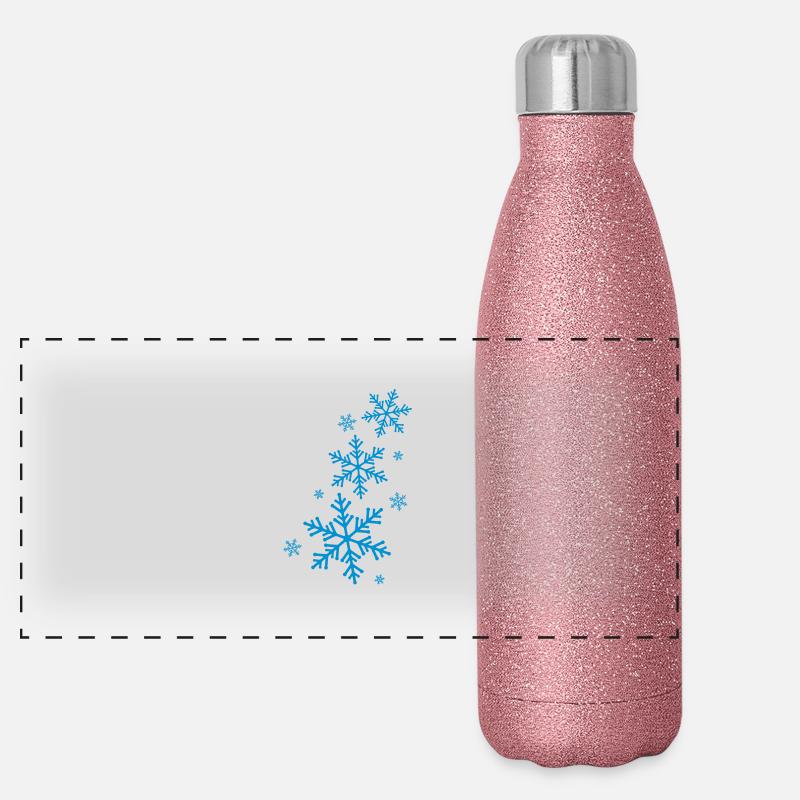 First Snow Panorama Glitzer Isolierflasche 500 ml