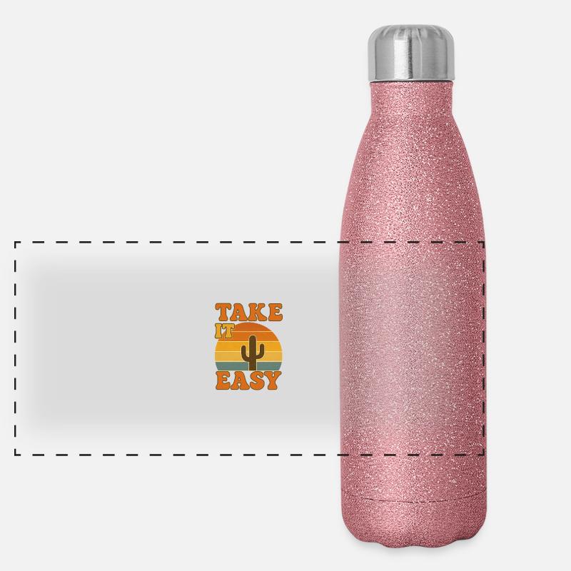 Machen Sie es gut Panorama Glitzer Isolierflasche 500 ml