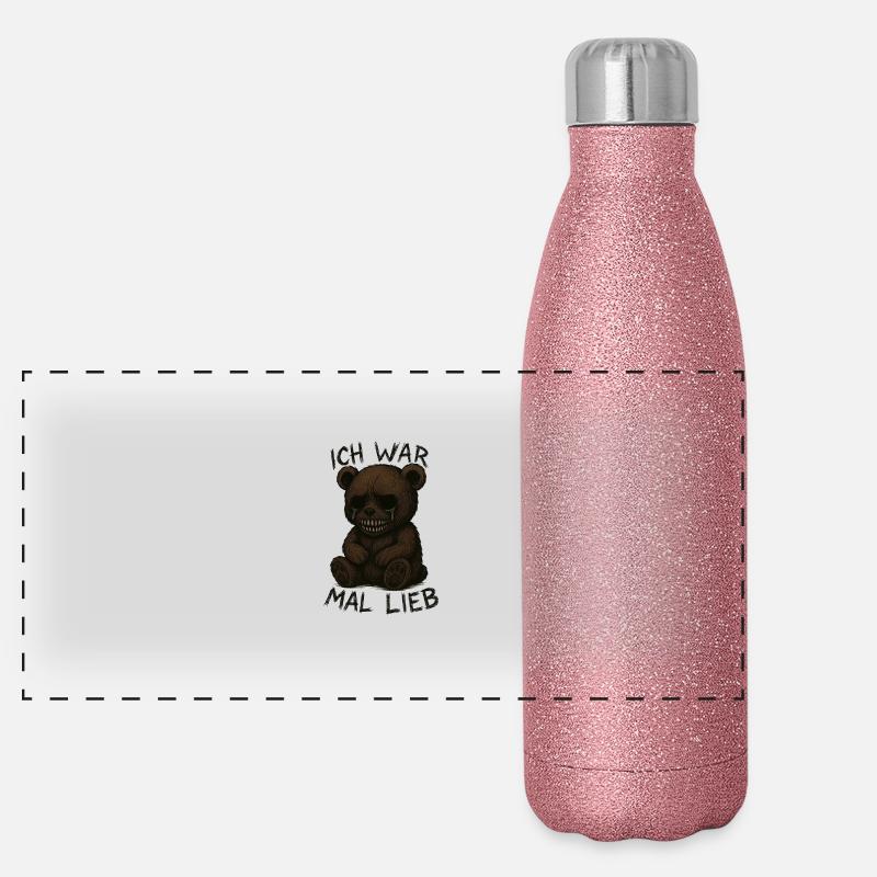 teddy Panorama Glitzer Isolierflasche 500 ml