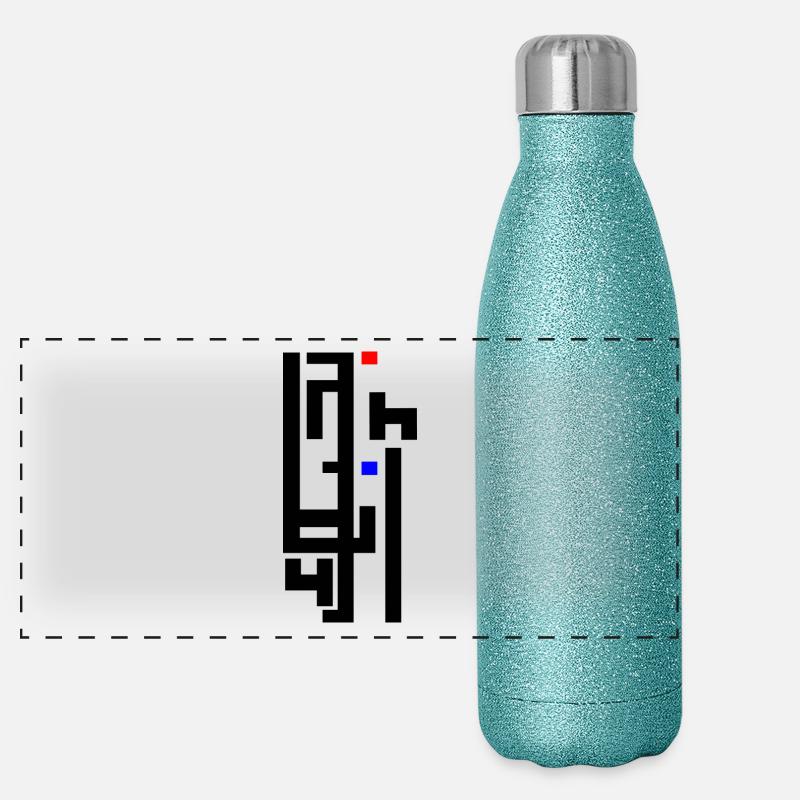 arabisch Panorama Glitzer Isolierflasche 500 ml