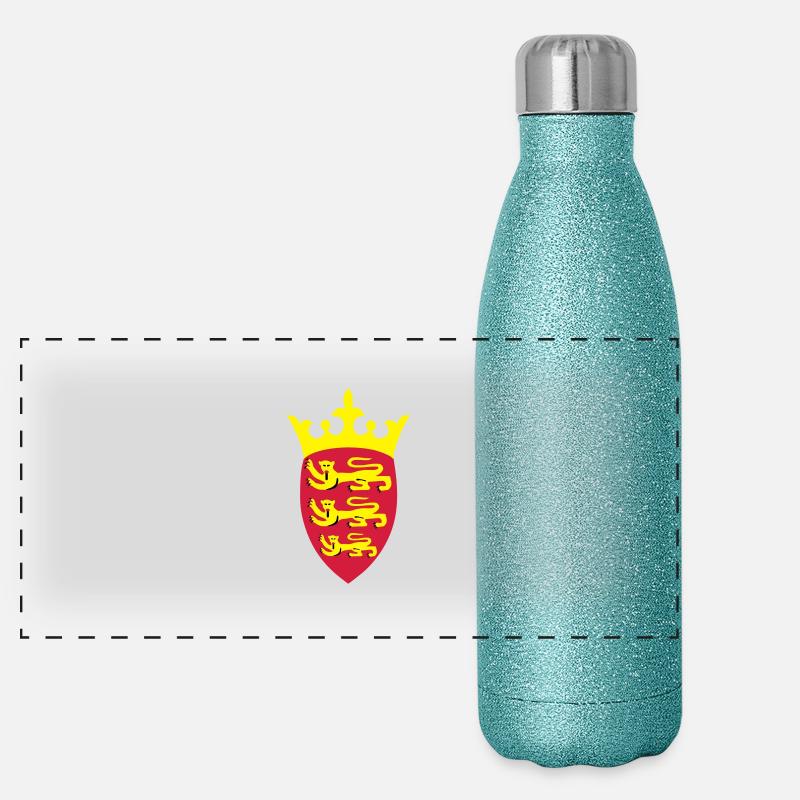 Jersey Crête Gourde isotherme panoramique pailletée 500 ml