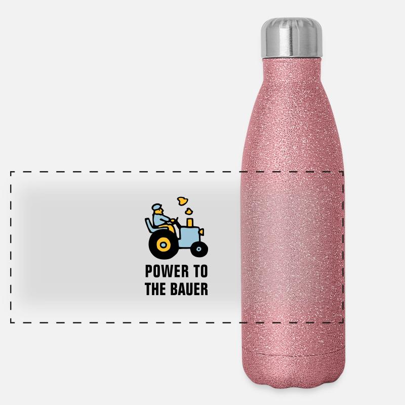 power_to_the_bauer_072011_b_3c Panorama Glitzer Isolierflasche 500 ml