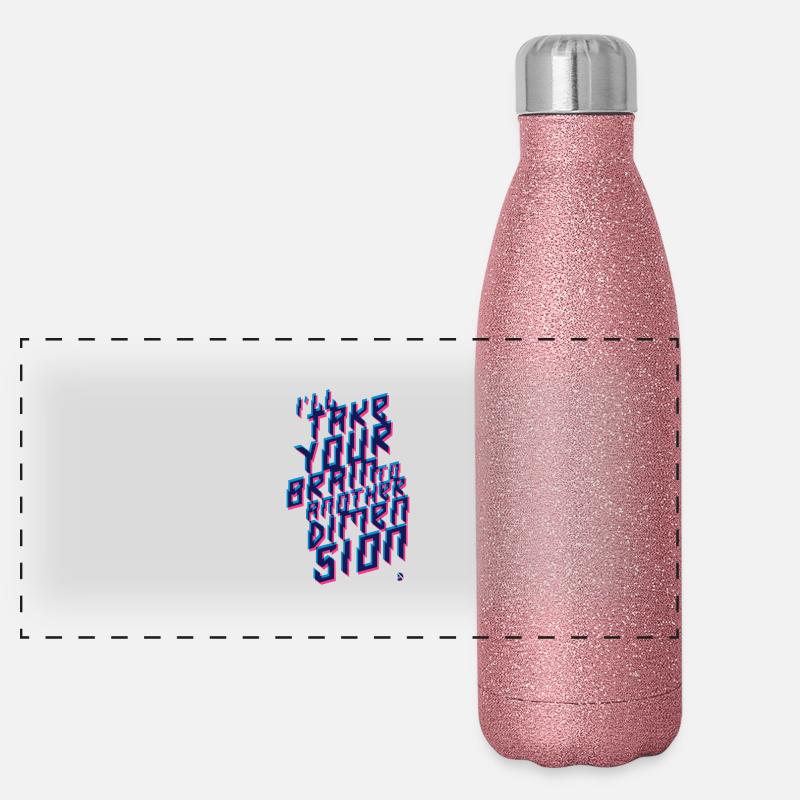 AD Out of space Panorama Glitzer Isolierflasche 500 ml