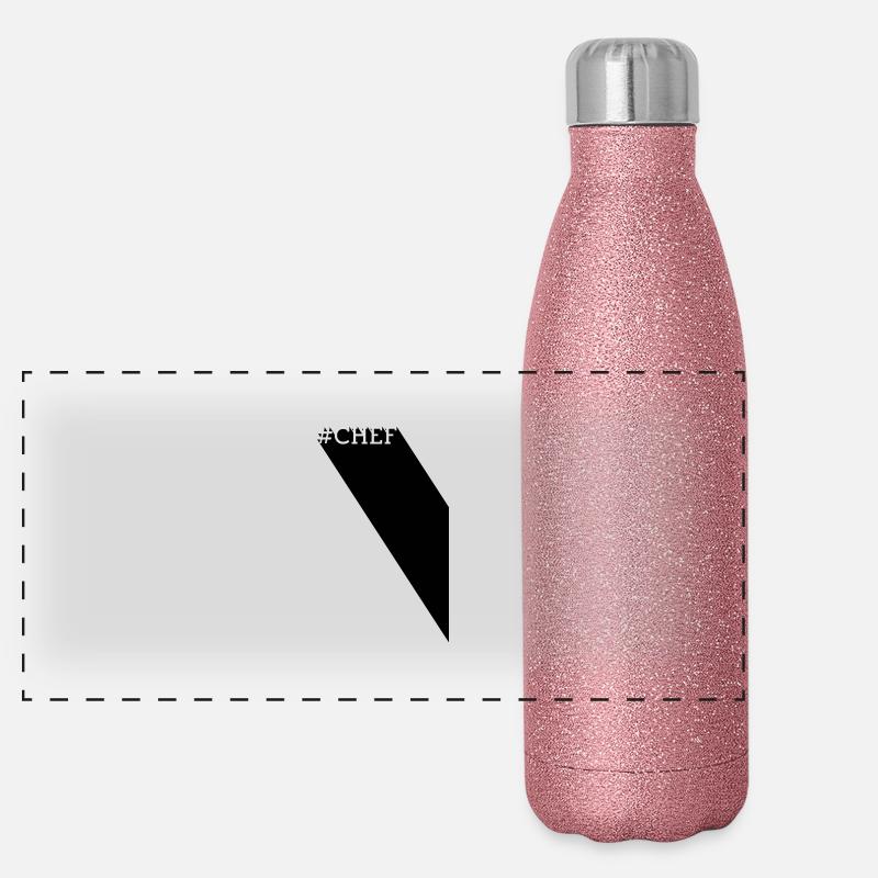 #CHEF - Long Shadow Panorama Glitzer Isolierflasche 500 ml