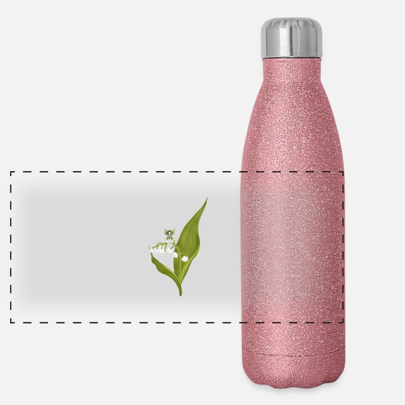 Maiglockchen Elfe Panorama Glitzer Isolierflasche 500 ml