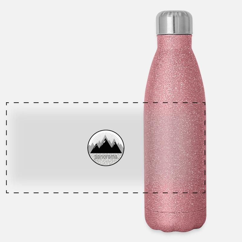 Alpspitz Panorama Glitzer Isolierflasche 500 ml