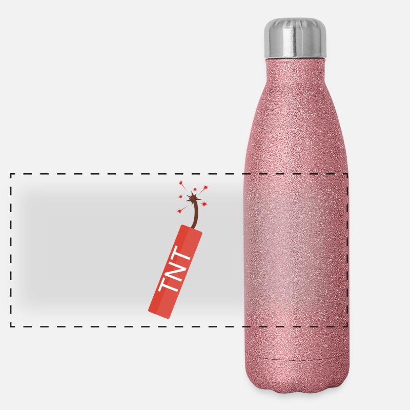 Tige TNT Dynamite Gourde isotherme panoramique pailletée 500 ml