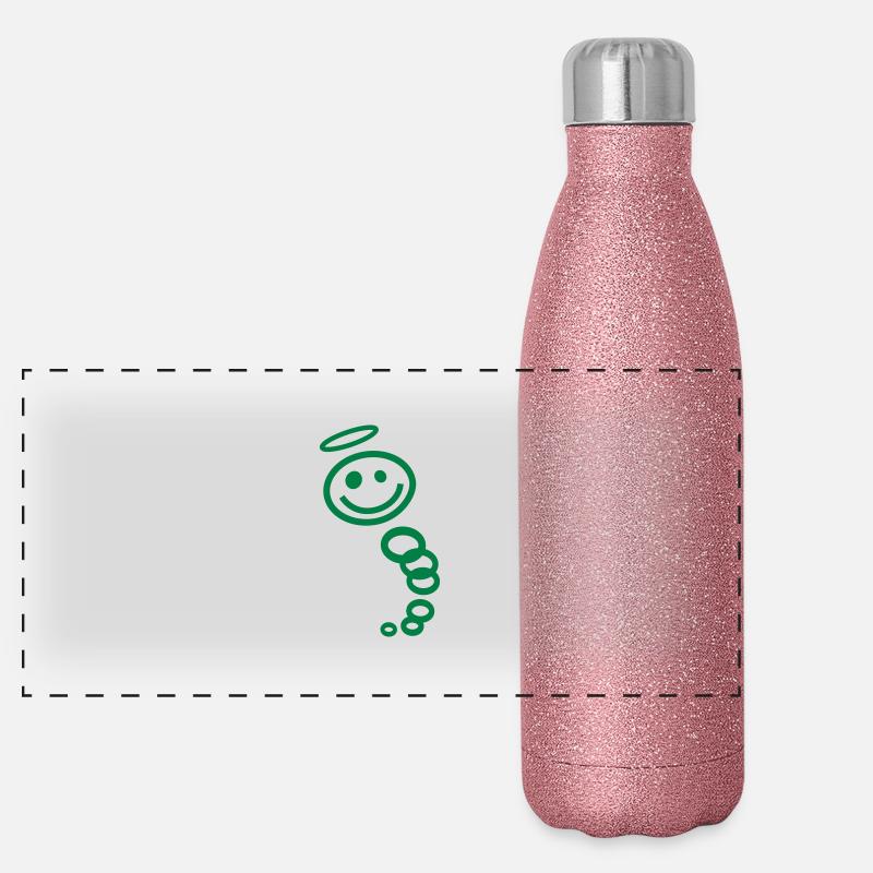 gluehwuermchen Panorama Glitzer Isolierflasche 500 ml