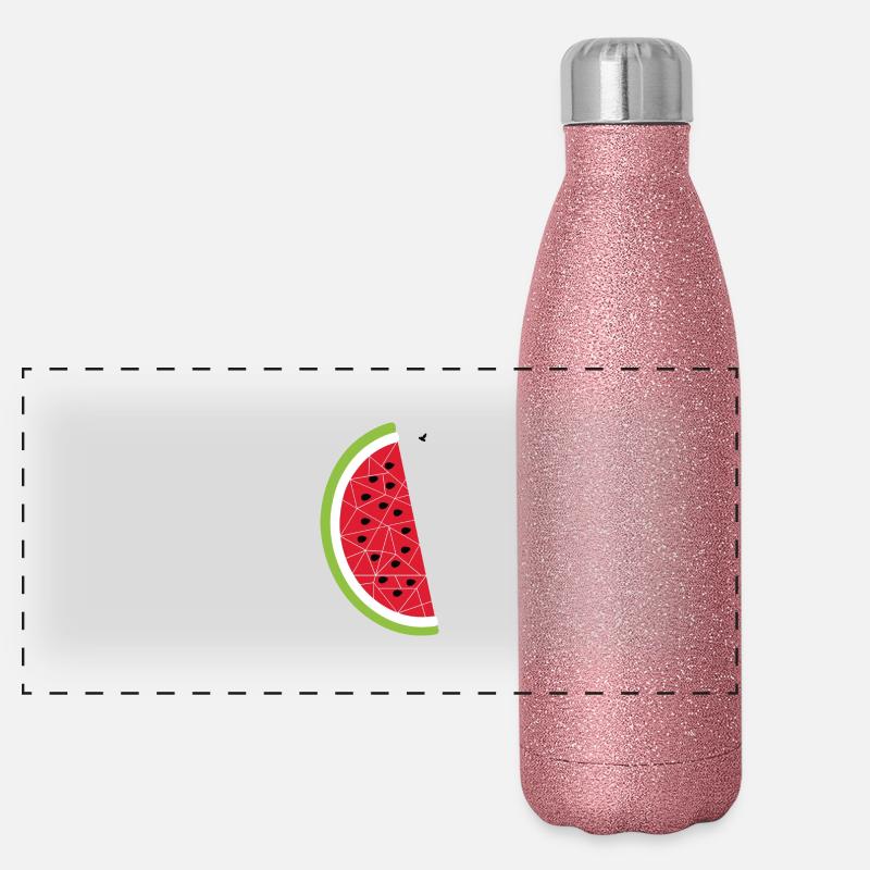 melone Panorama Glitzer Isolierflasche 500 ml