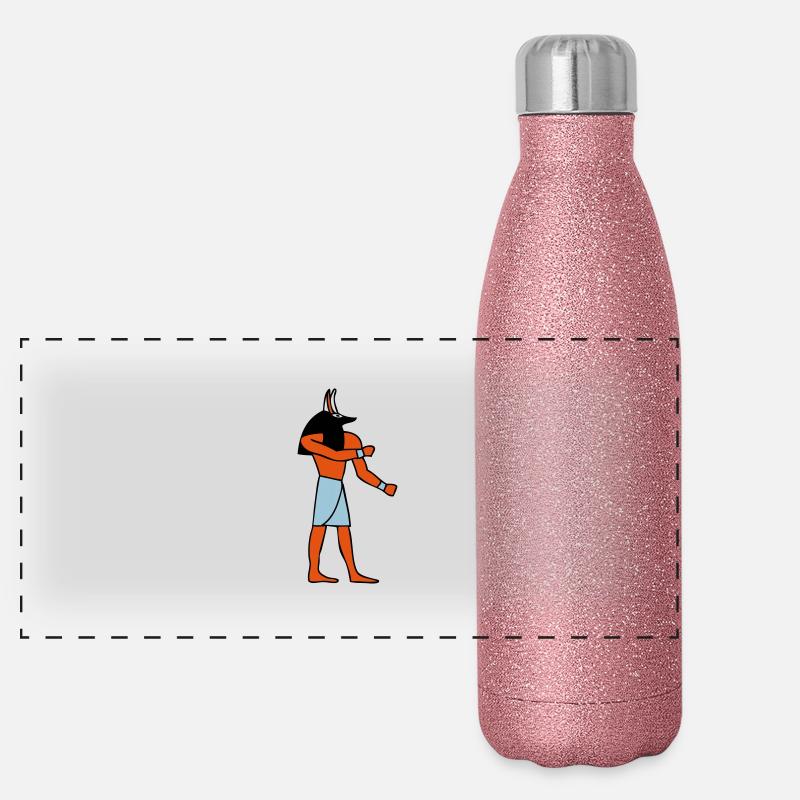 pharahon anubis Gourde isotherme panoramique pailletée 500 ml
