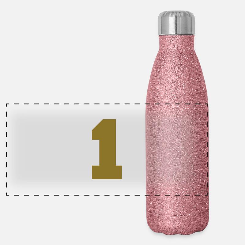1 Panorama Glitzer Isolierflasche 500 ml