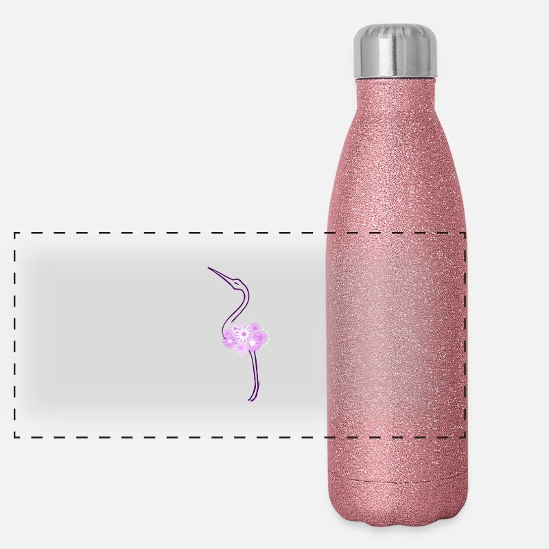 Stork Panoramic Glitter Thermal Bottle 500 ml