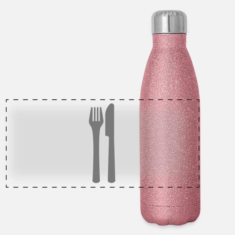 couverts Gourde isotherme panoramique pailletée 500 ml