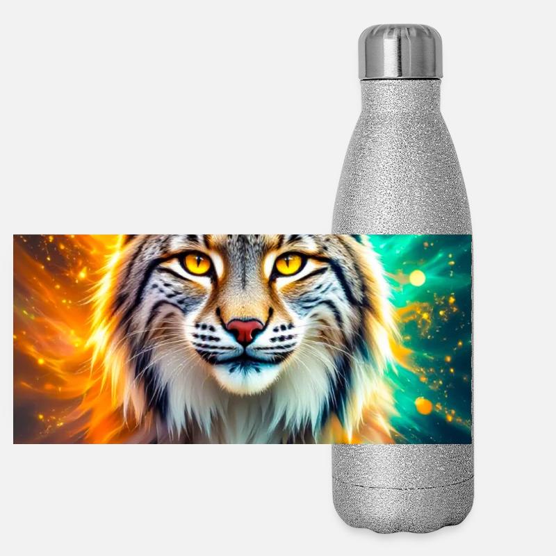 Luchs – Geist der Klarheit und Energie Gourde isotherme panoramique pailletée 500 ml