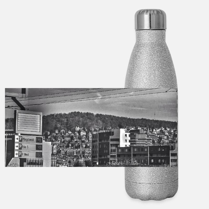 Zurich partout Gourde isotherme panoramique pailletée 500 ml