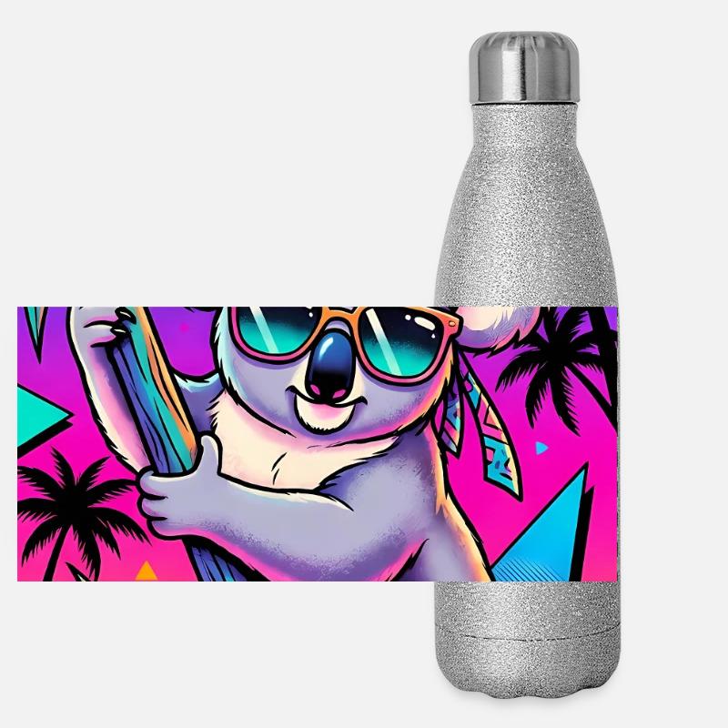 Koala Gourde isotherme panoramique pailletée 500 ml