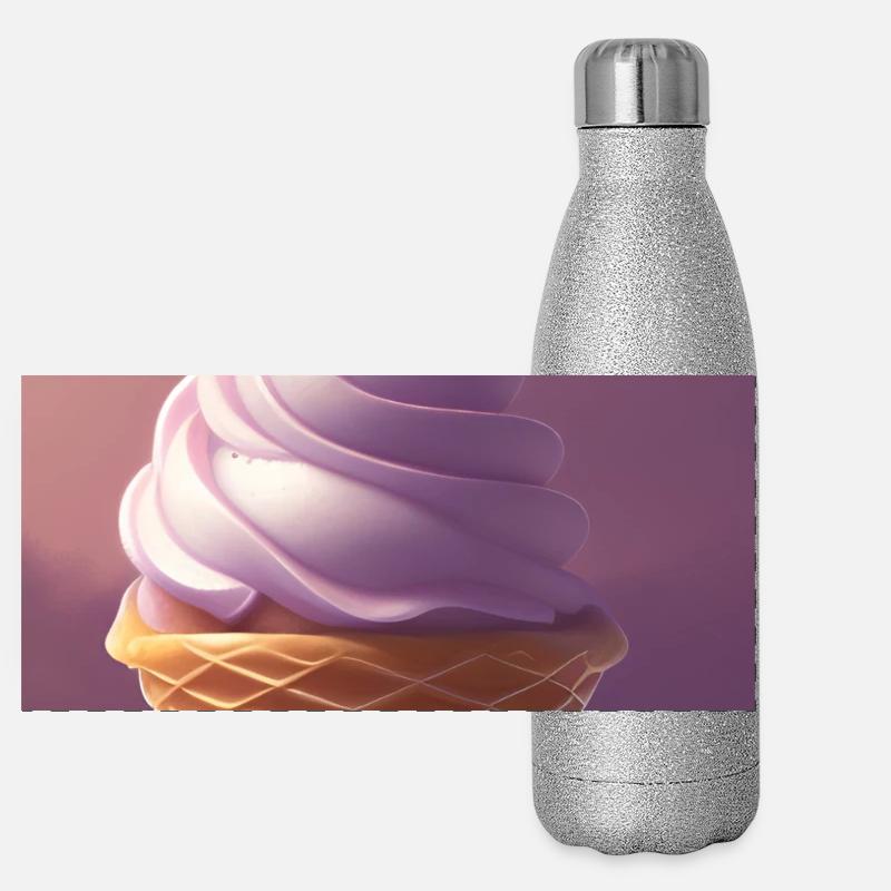 Glace Gourde isotherme panoramique pailletée 500 ml
