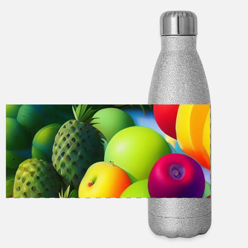 Frutta Thermos in acciaio inossidabile glitterato