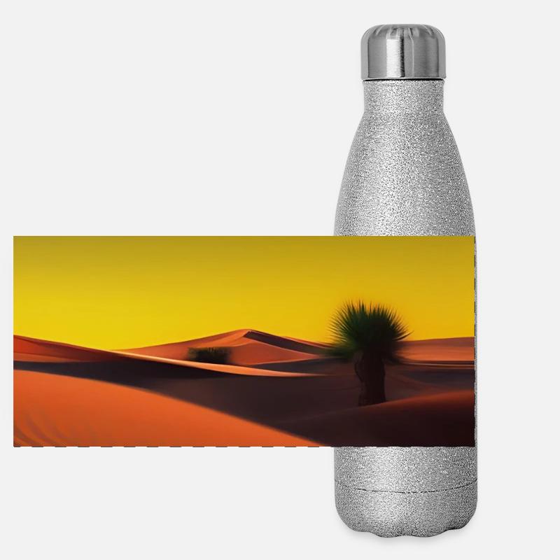 Arabian Desert Panoramic Glitter Thermal Bottle 500 ml
