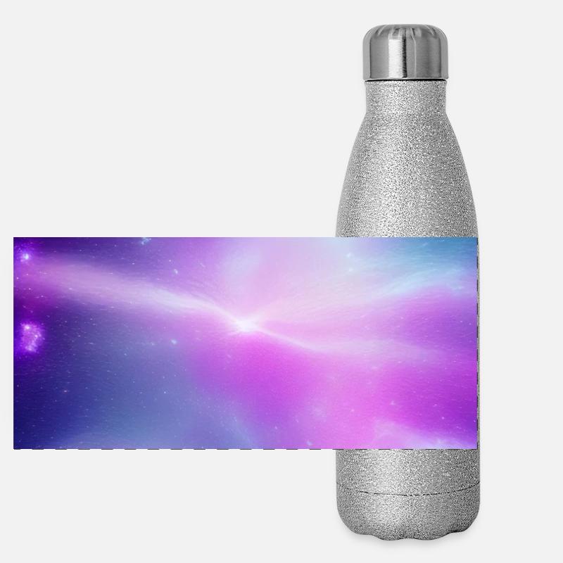 Image de la galaxie Gourde isotherme panoramique pailletée 500 ml