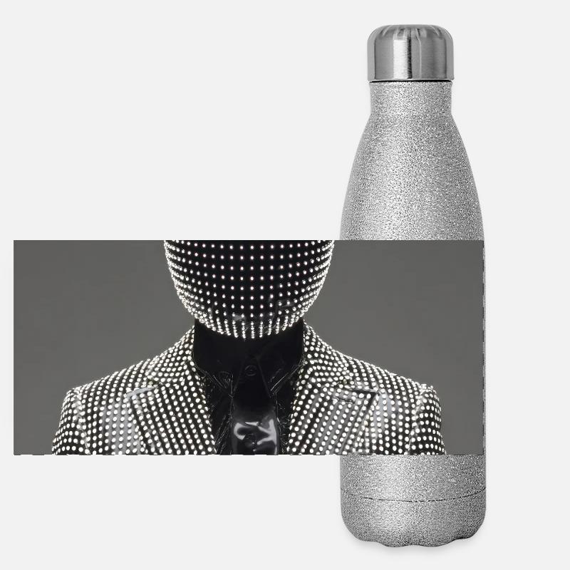 Combinaison LED Dotgrid Gourde isotherme panoramique pailletée 500 ml