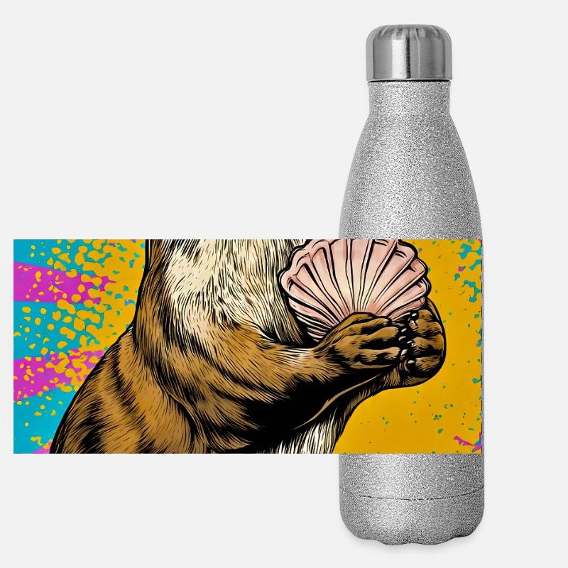 Otter Panorama Glitzer Isolierflasche 500 ml