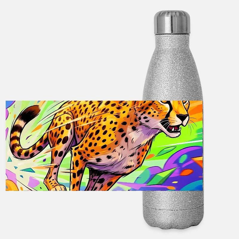 Panorama Glitzer Isolierflasche 500 ml