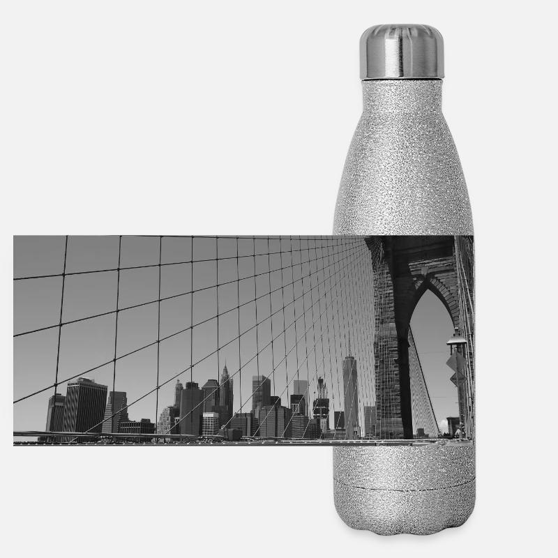 Panorama Glitzer Isolierflasche 500 ml
