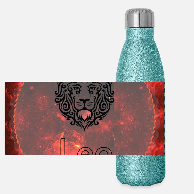 leo Panoramic Glitter Thermal Bottle 500 ml