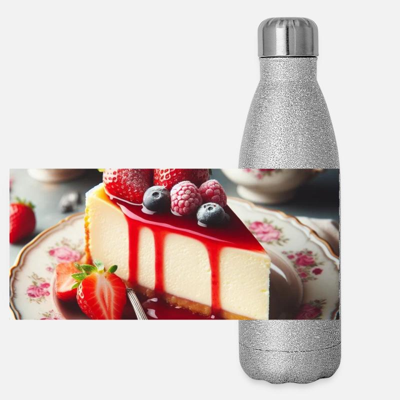 Cheesecake Gourde isotherme panoramique pailletée 500 ml