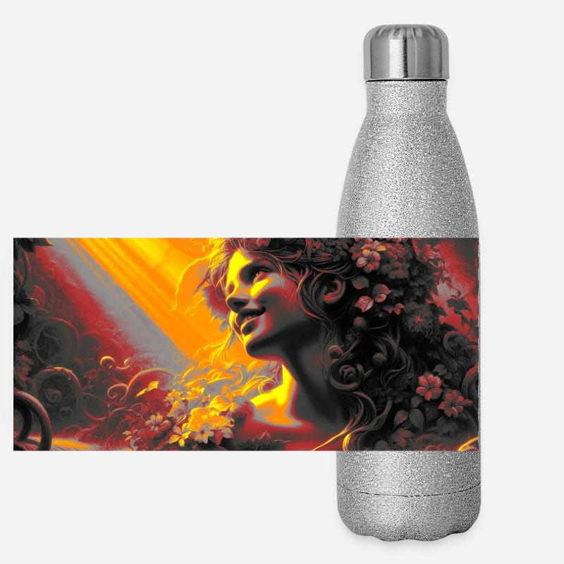 Panorama Glitzer Isolierflasche 500 ml