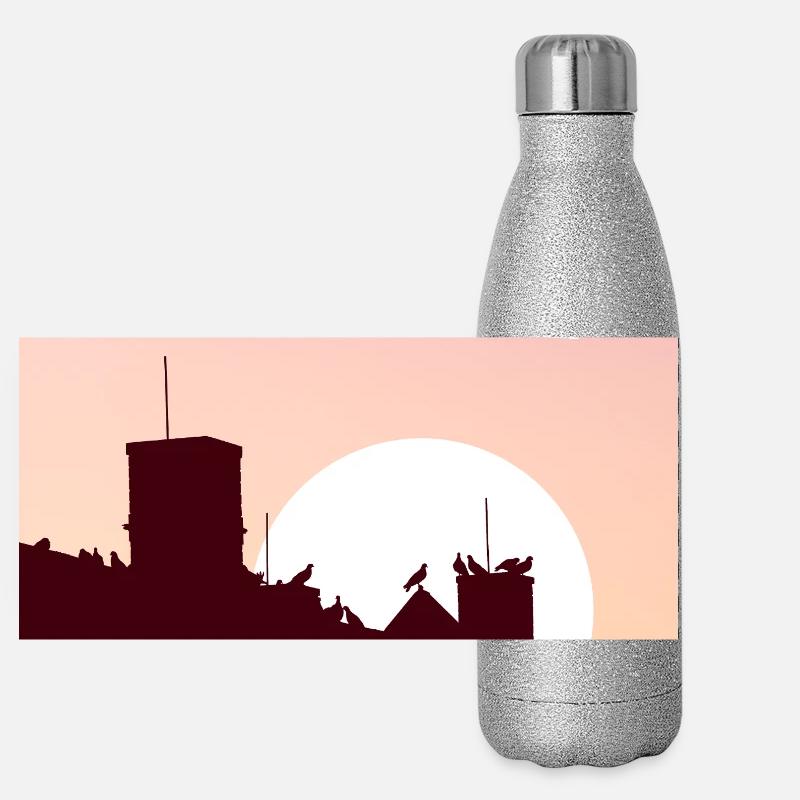 chercher Gourde isotherme panoramique pailletée 500 ml