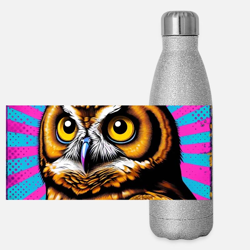 Panorama Glitzer Isolierflasche 500 ml