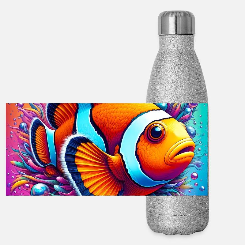 Panorama Glitzer Isolierflasche 500 ml