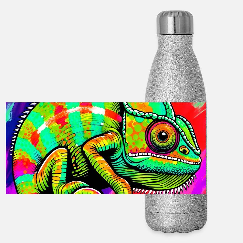 chameleon Panoramic Glitter Thermal Bottle 500 ml