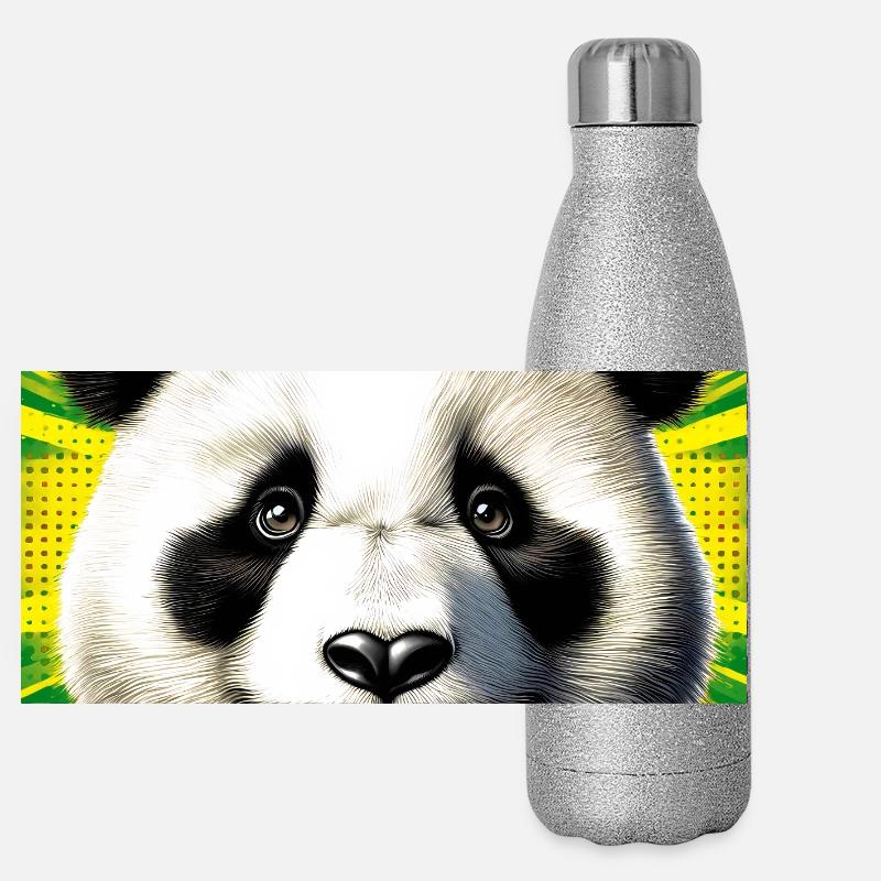 panda Gourde isotherme panoramique pailletée 500 ml
