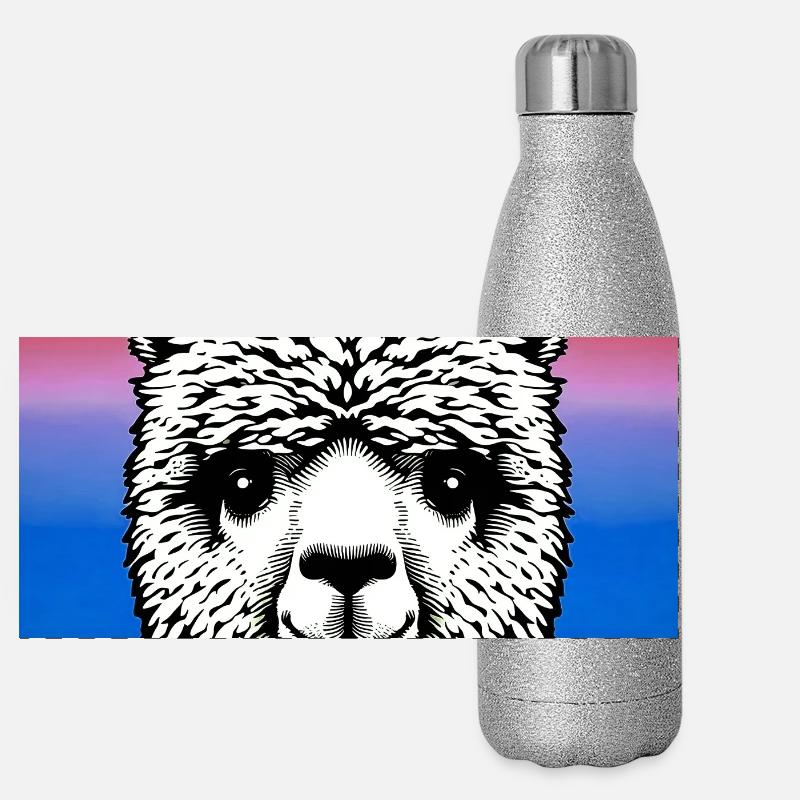 Panorama Glitzer Isolierflasche 500 ml