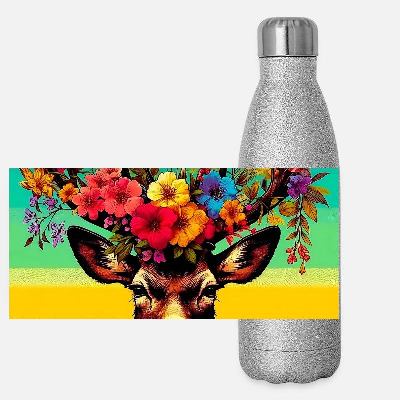 Panorama Glitzer Isolierflasche 500 ml