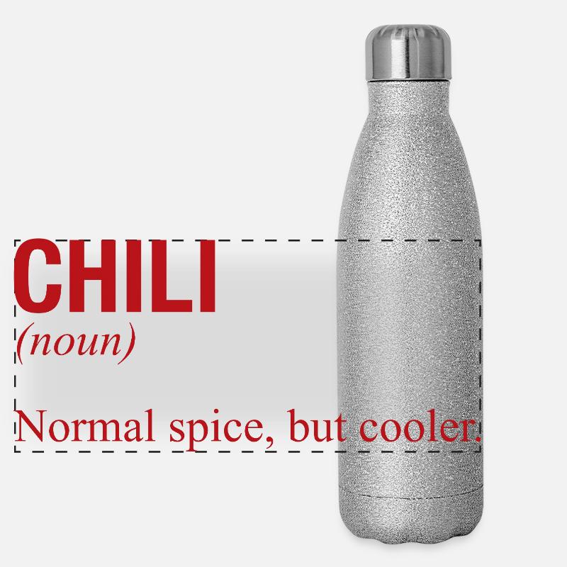 PIMENT Gourde isotherme panoramique pailletée 500 ml
