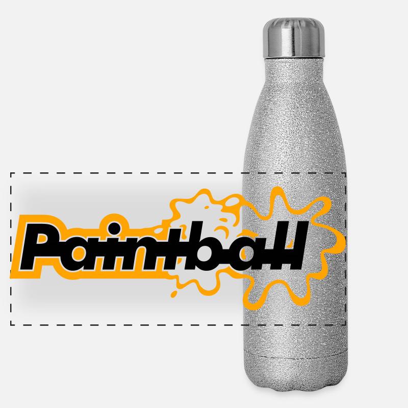 Paintball Termoflaske i rustfrit stål med glimmer