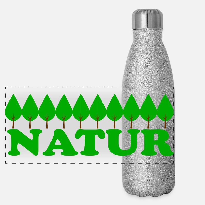Nature Gourde isotherme panoramique pailletée 500 ml