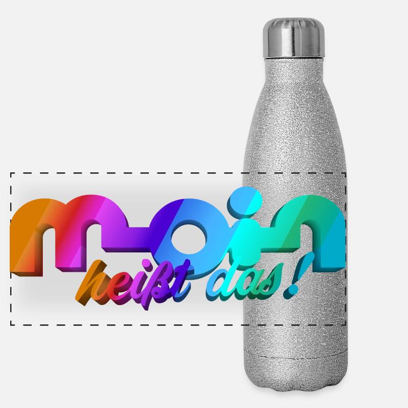 Moin heisst das! Panorama Glitzer Isolierflasche 500 ml