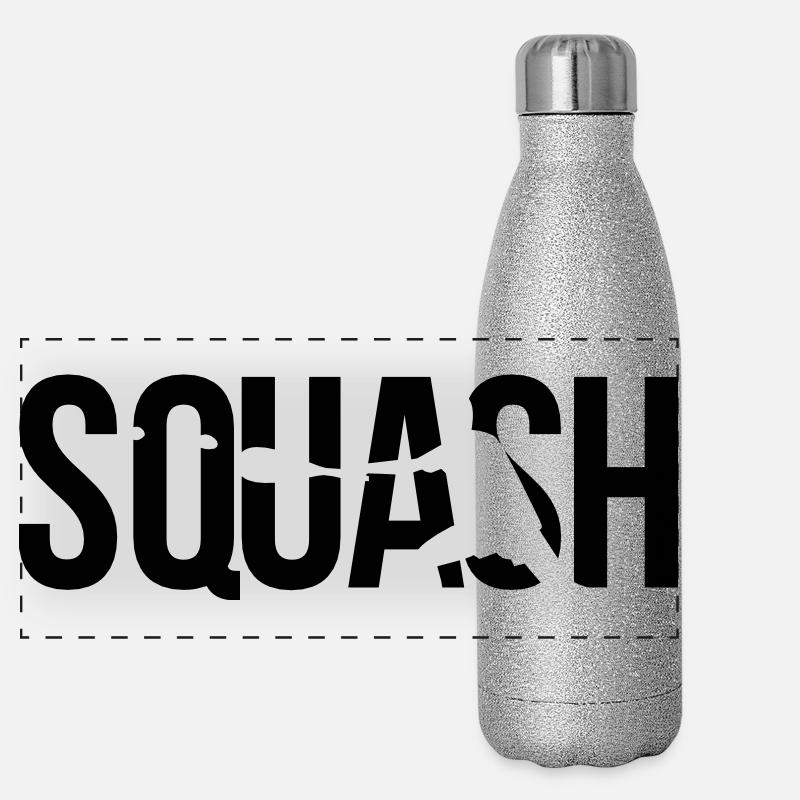 squash tennis Panorama Glitzer Isolierflasche 500 ml