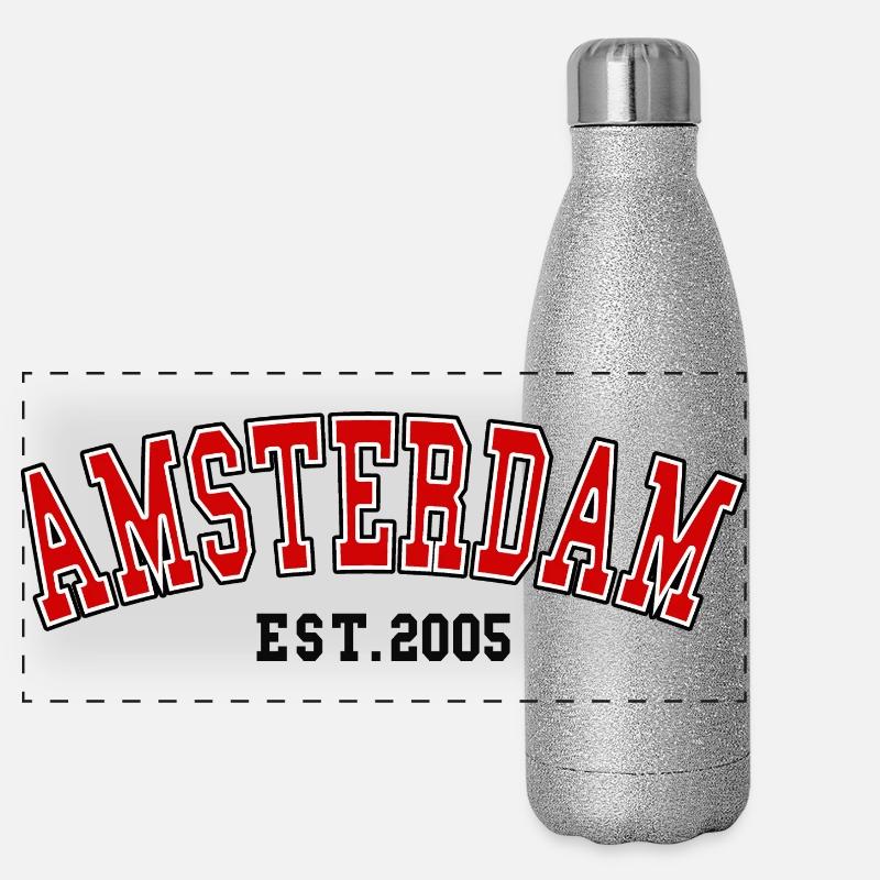 Amsterdam Est.2005 Panoramic Glitter Thermal Bottle 500 ml