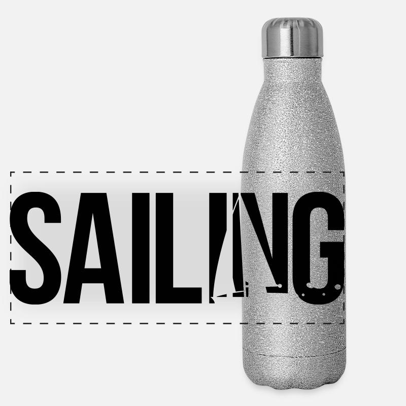 sailing Panoramic Glitter Thermal Bottle 500 ml